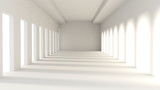 Fototapeta Perspektywa 3d - interiors room 3D rendering