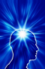 Wall Mural - spiritual man and power of mind