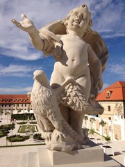 Wall Mural - Baroque angel statue