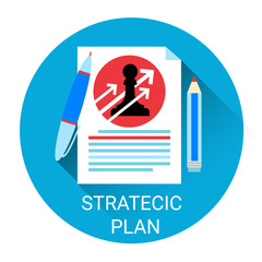 Poster - Strategy Planning Business Economy Icon