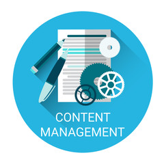 Poster - Content Management Business Icon