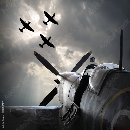 Photographie Les avions de combat