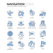 Line Navigation Icons