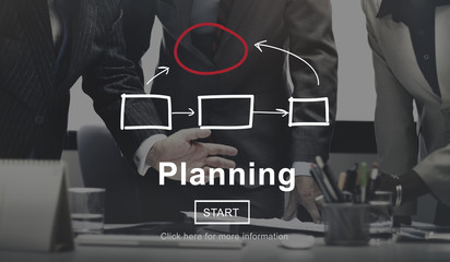 Planning Organization Chart Homepage Concept