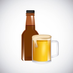 Wall Mural - ice cold beer poster