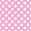 Vector pattern with polka dots