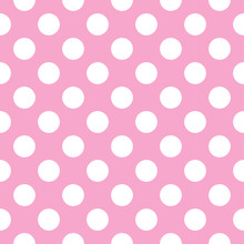 Vector Pattern With Polka Dots