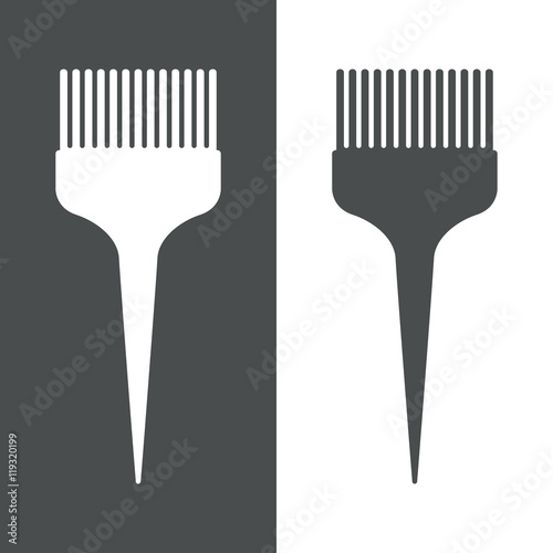 Icono Plano Peine Para Tinte Gris Buy This Stock Vector And Explore Similar Vectors At Adobe Stock Adobe Stock