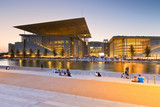 Fototapeta  - View of Stavros Niarchos Foundation Cultural Center in city of Athens.