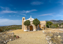 Adobe Church In Golden New Mexico