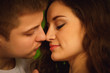 © IVASHstudio - A moment before a kiss between young couple with shining skin