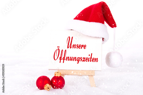 öffnungszeiten Zu Weihnachten 2022 Unsere Öffnungszeiten an Weihnachten kaufen Sie dieses Foto und