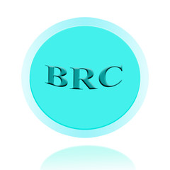 Wall Mural - BRC icon or symbol  image concept design for business and use in company system.