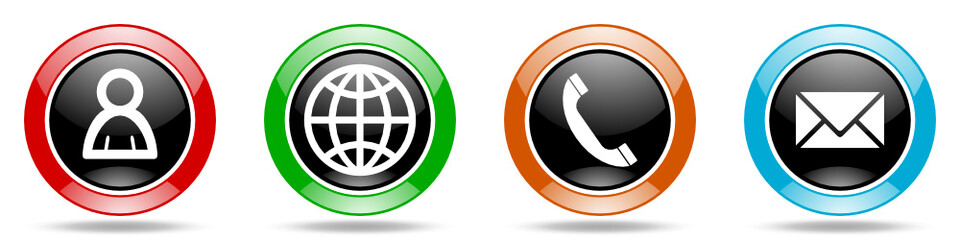 Aufkleber - internet vector icons set 