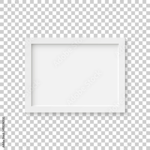 Fotomural White picture frame vector illustration