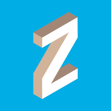 isometric letter z.