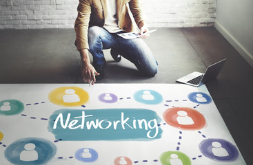 Poster - Networking Connection Computer System Internet Concept