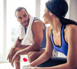 © georgerudy - Afro American couple working out