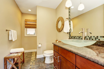 Wall Mural - Beautifully renovated craftsman style home bathroom