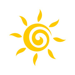 Wall Mural - cute sun. vector illustration