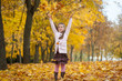 © Olga Gorchichko - Young girl in autumn park