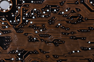 Poster - circuit board background
