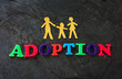 Family adoption concept