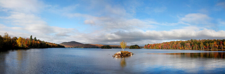 Wall Mural - Tupper Lake In Autumn