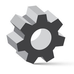 Sticker - Cog - Gear Vector