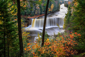 Wall Mural - Tahquamenon Falls From Above