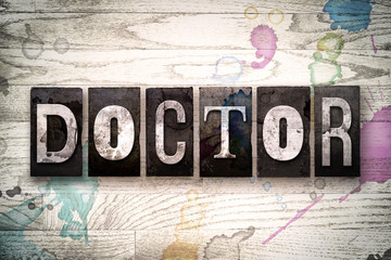 Doctor Concept Metal Letterpress Type