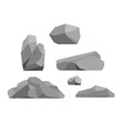© Vectorvstocker - Rocks and stones vector illustration