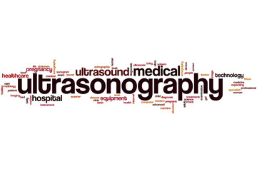 Sticker - Ultrasonography word cloud