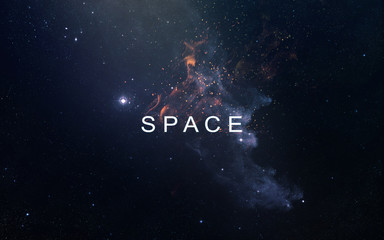 starfield. beauty of universe - elements of this image furnished by nasa