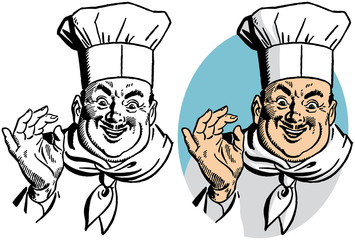 Chef with hat