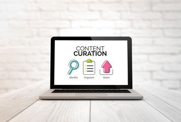 Poster - laptop with content strategy