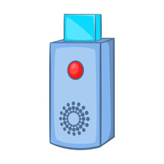 Poster - USB flash drive icon in cartoon style on a white background