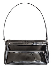 Ladies Handbag From Black Patent Leather