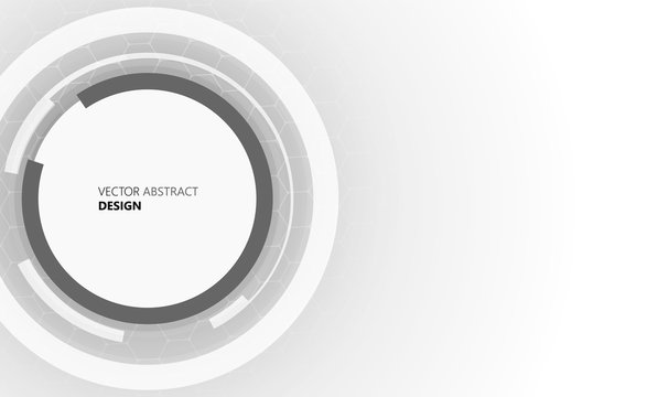 Abstract geometric background with place for your text. Vector Design

