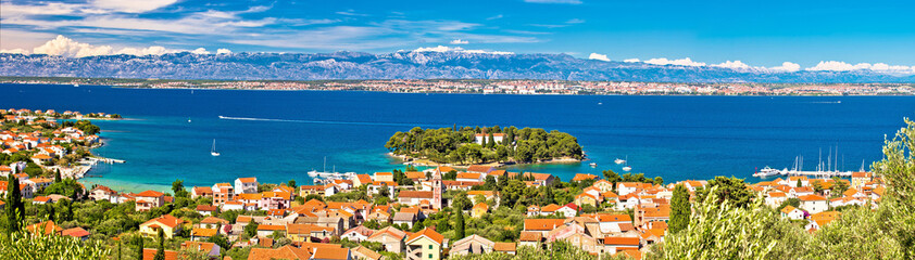 Wall Mural - Island of Ugljan waterfront panoramic view