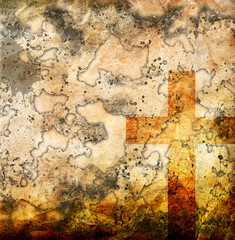 Poster - cross on abstract grunge background