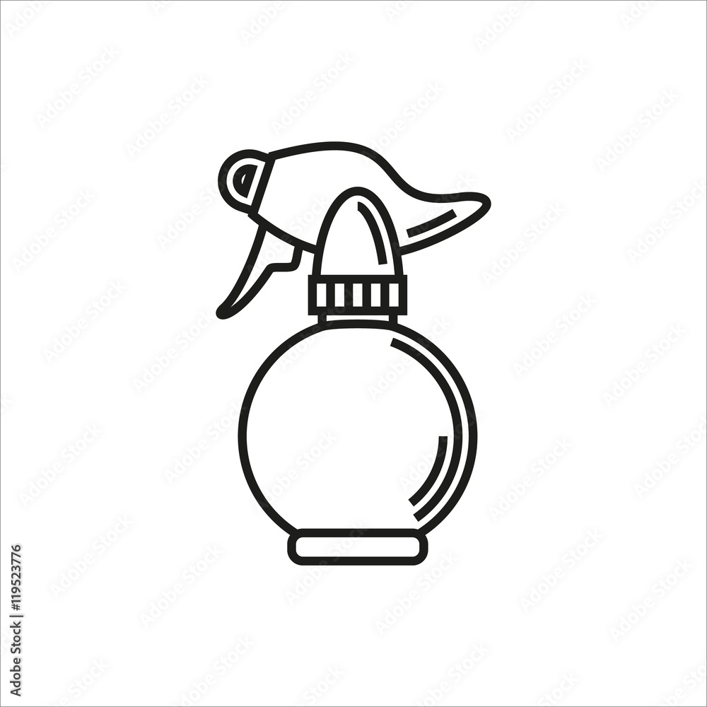 Spray bottle simple icon on white background Stock Vector | Adobe Stock