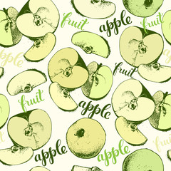  Seamless apples backgrond