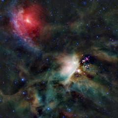 Wall Mural - stars nebula in space.