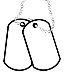 Sticker - Isolated Dog Tags