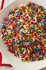 Wall Mural - Bright Colored Rainbow Sprinkles