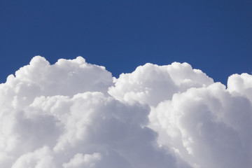 Wall Mural - White clouds in blue sky