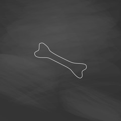 Poster - Dog bone computer symbol