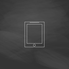 Poster - tablet computer symbol