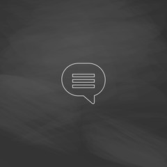 Poster - Speech bubble computer symbol